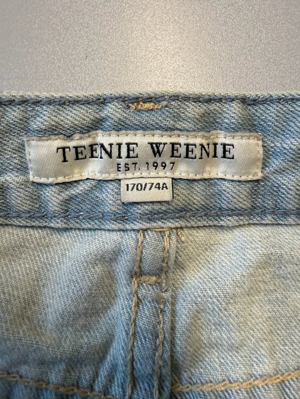 TEENIE WEENIE Women's Denim Skirt Size L In Blue - Picture 3 of 5